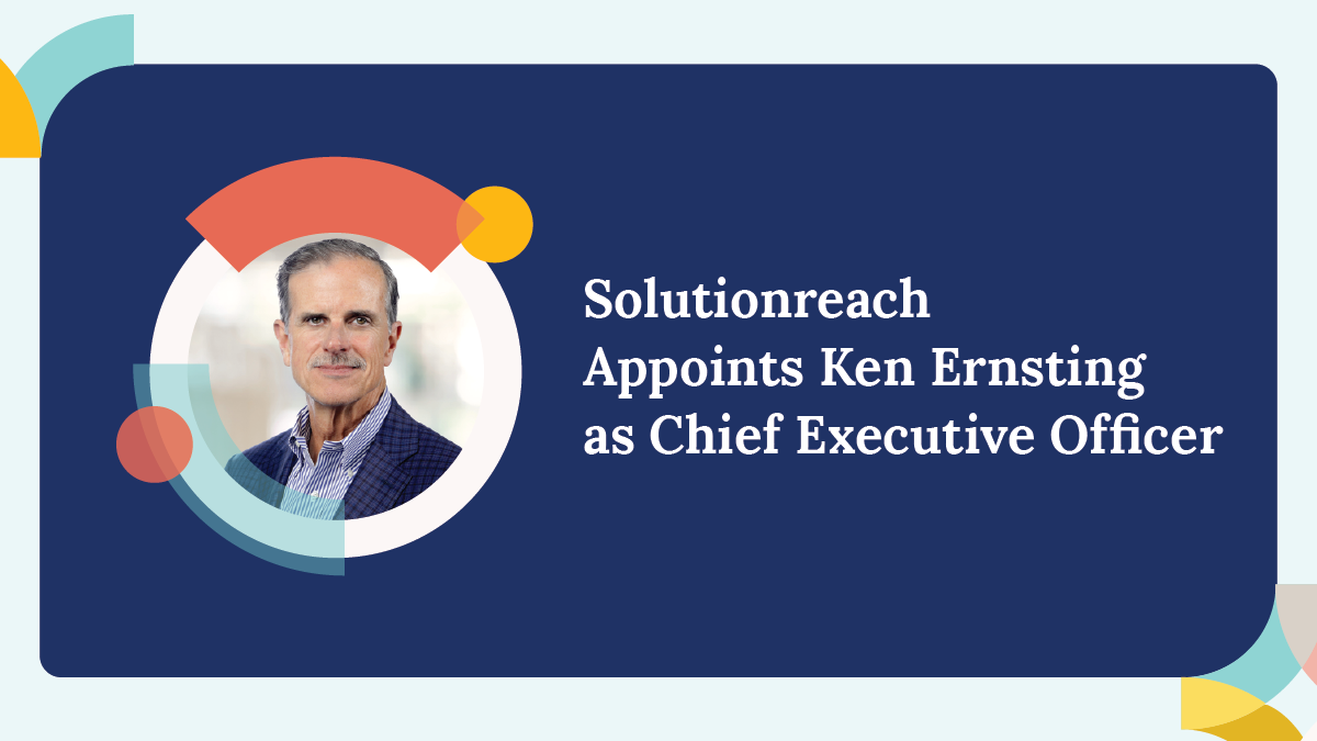 press release thumbnail Ken Ernsting new Solutionreach CEO