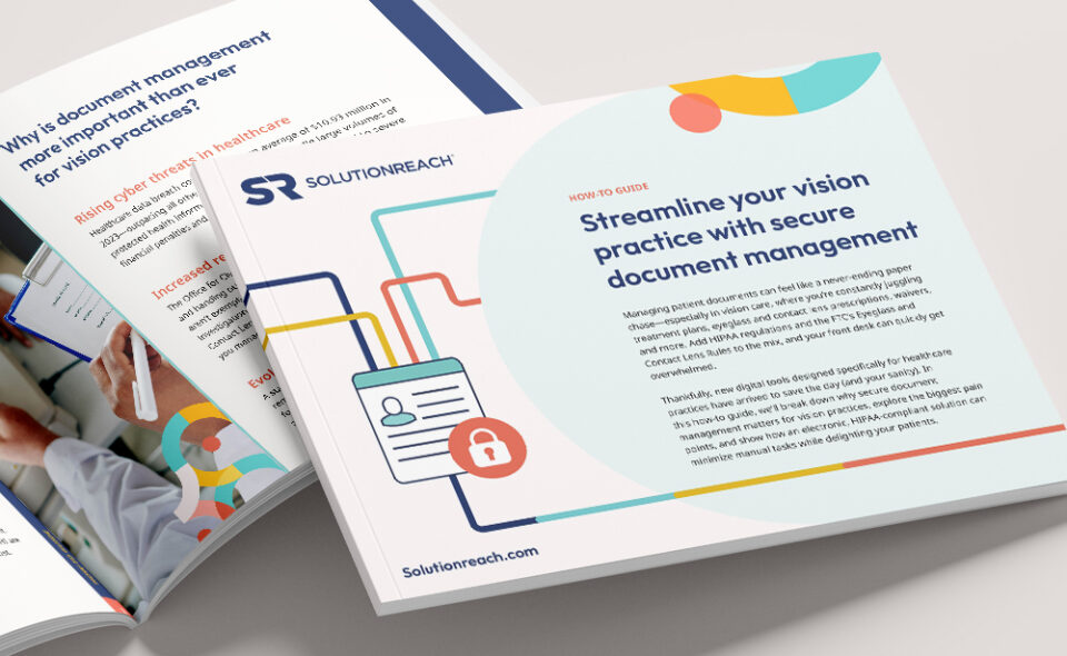 Vision Practice Document Management Guide | Solutionreach
