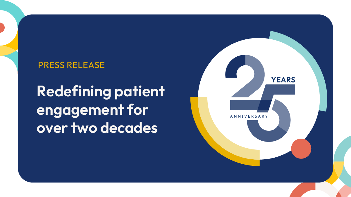 Press Release: Redefining patient engagement for over two decades.