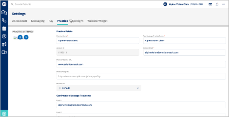 Privacy Policy SR Schedule and Check-In screenshot gif