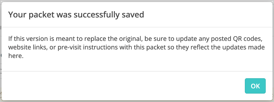 Intake Copy warning screenshot 2